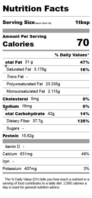 Chia Seeds 600g